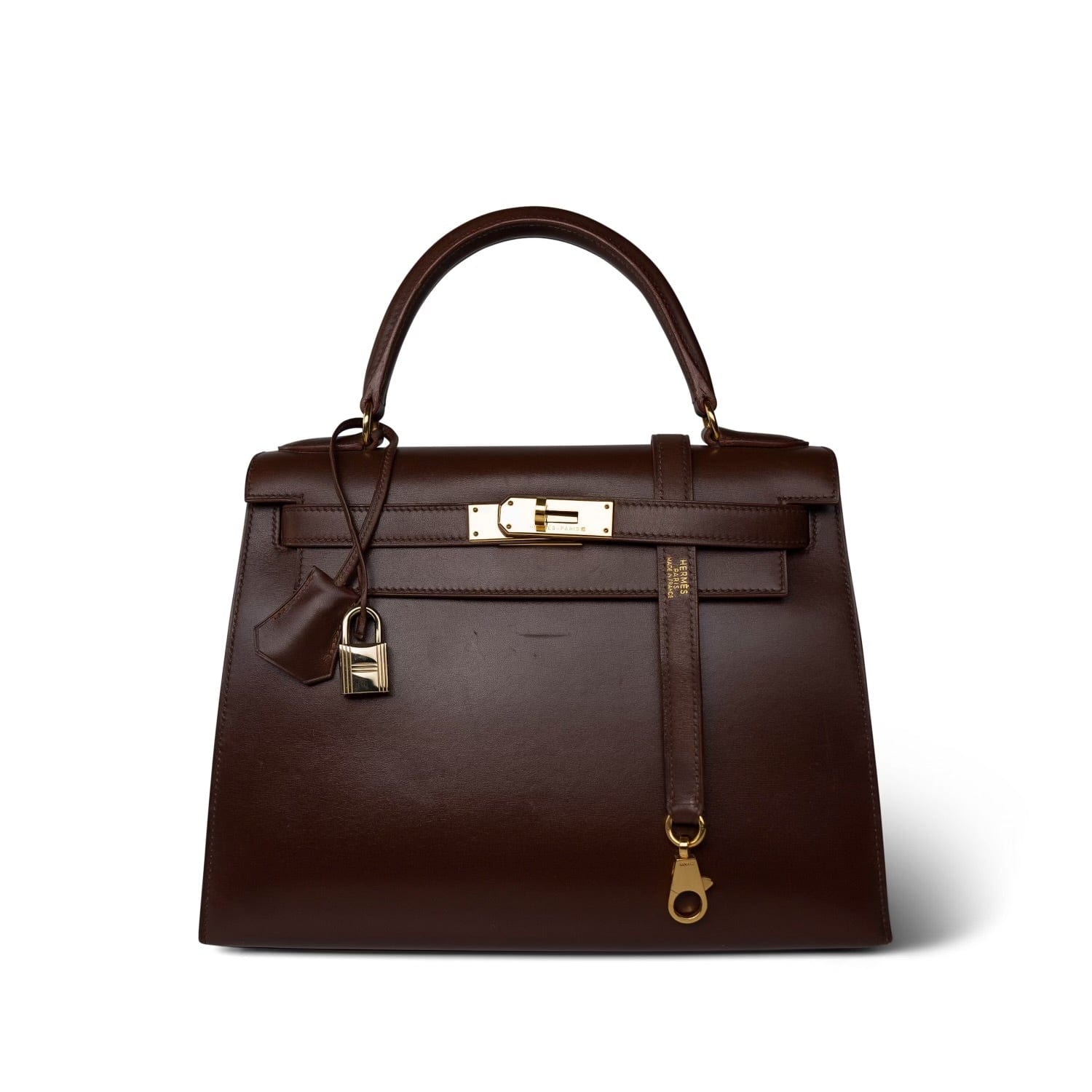 Kelly 28 Chocolat Box Calfskin Gold Plated [B] Stamp – REDELUXE