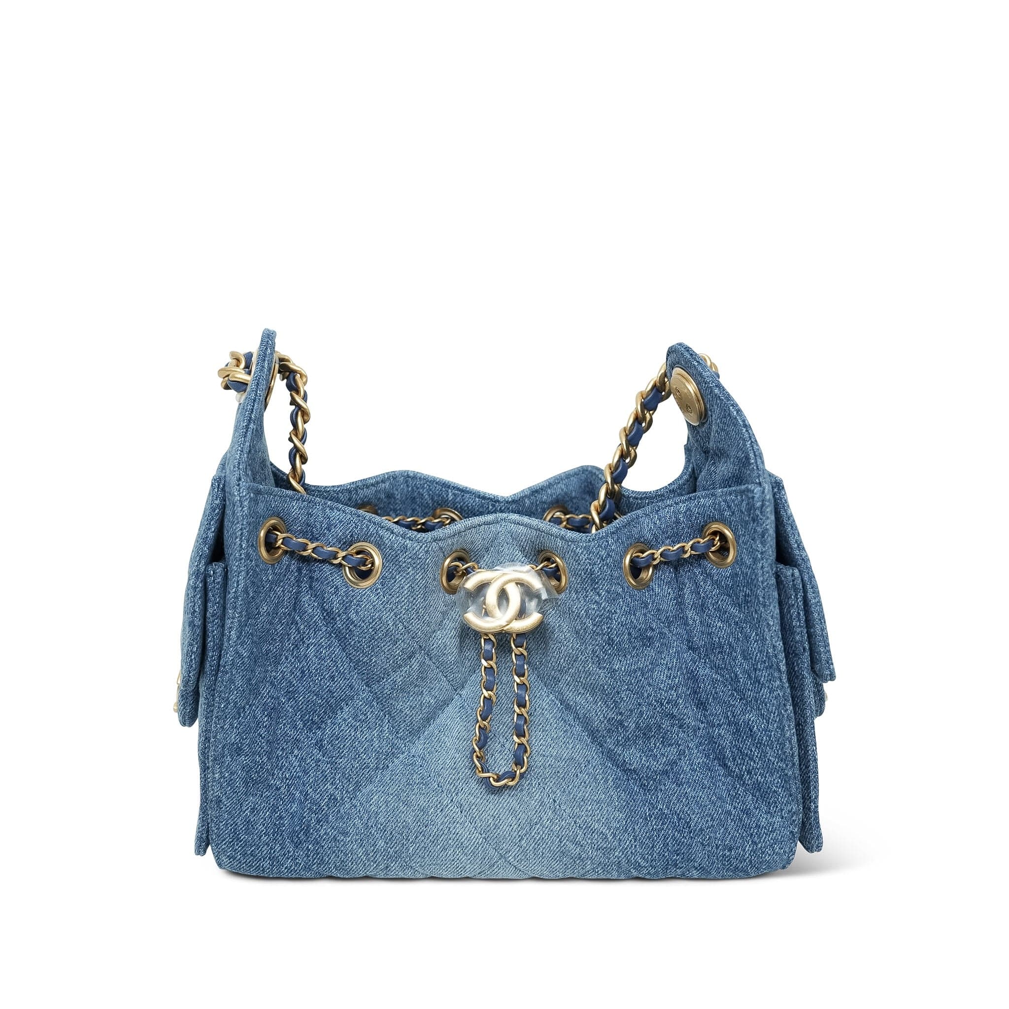 靴/バッグ CHANEL 26P Denim Hobo Bag Mini Gold Hardware CHANEL 26P Denim Hobo Bag Mini Gold Hardware