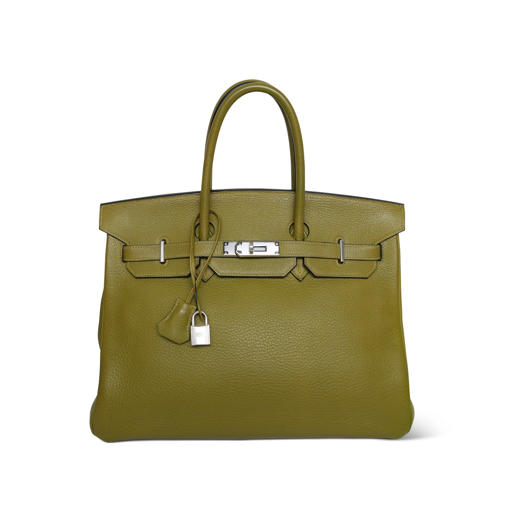 Birkin 35 Vert Chartreuse Palladium H Square Stamp – REDELUXE