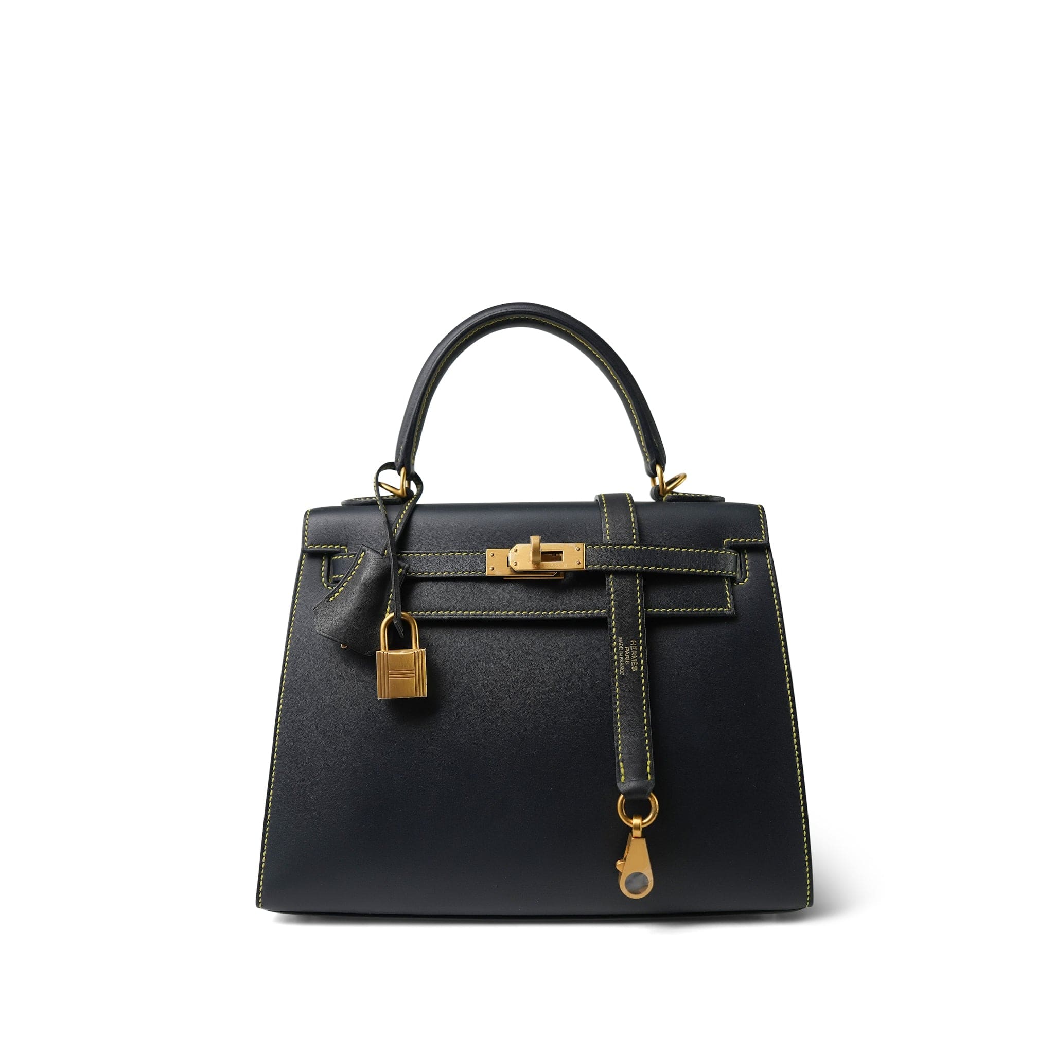 HERMES バングル ブラック ゴールド Sサイズ Kelly 25 HSS Vert Cypress / Kiwi Gold Plated D Stamp – REDELUXE