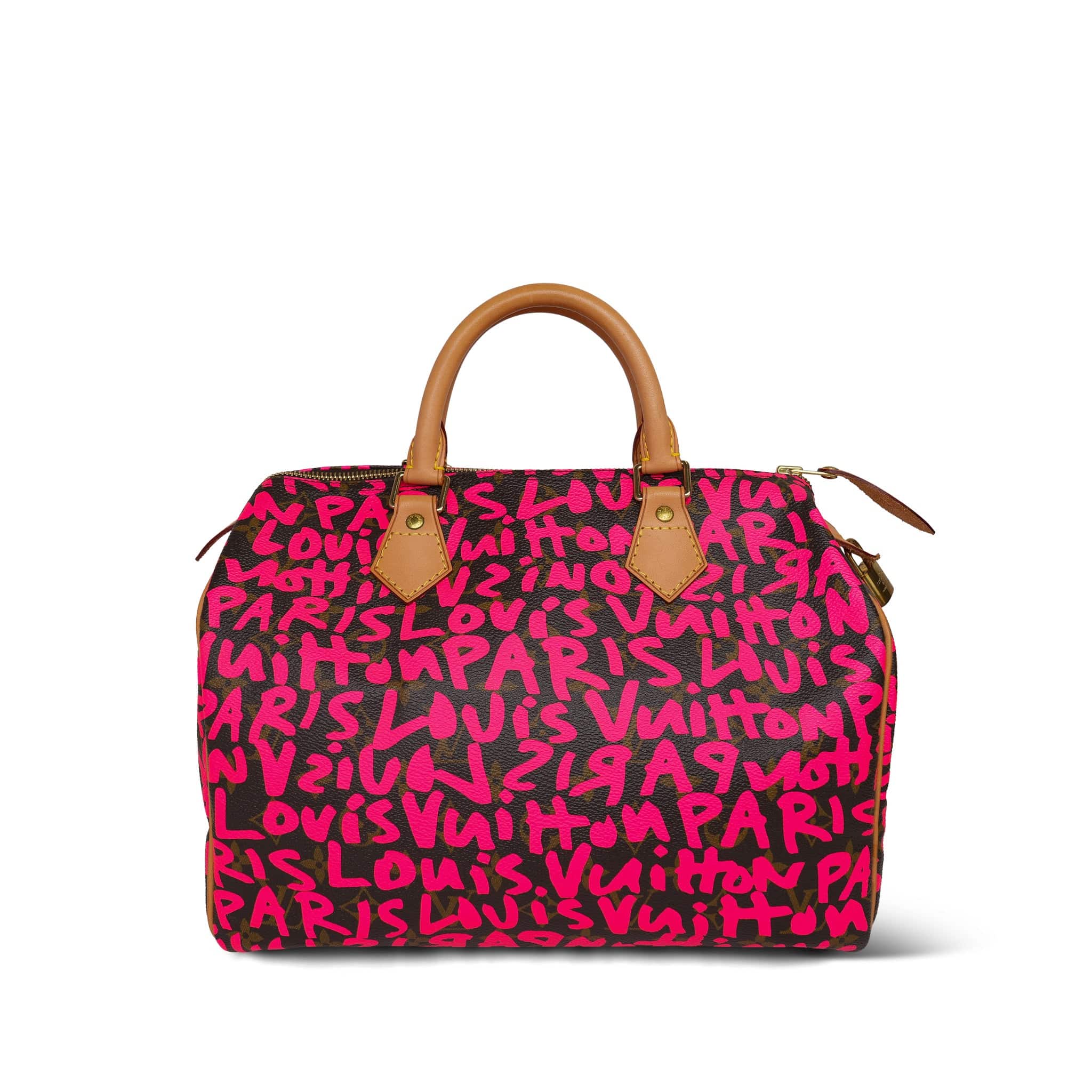Louis Vuitton Monogram Pink Graffiti Canvas Speedy 30 – REDELUXE