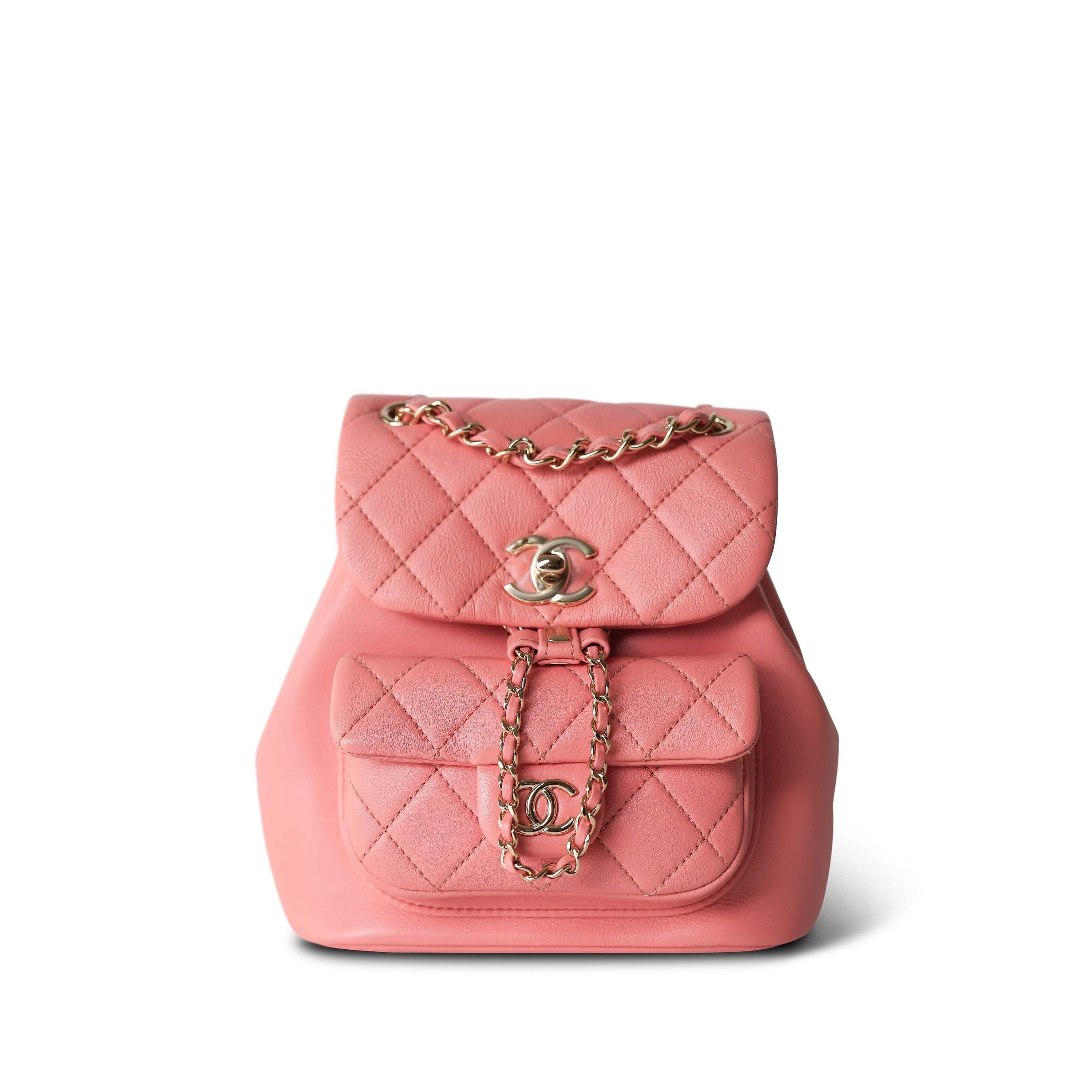 chanel duma leather backpack Chanel Small Lambskin Duma Backpack