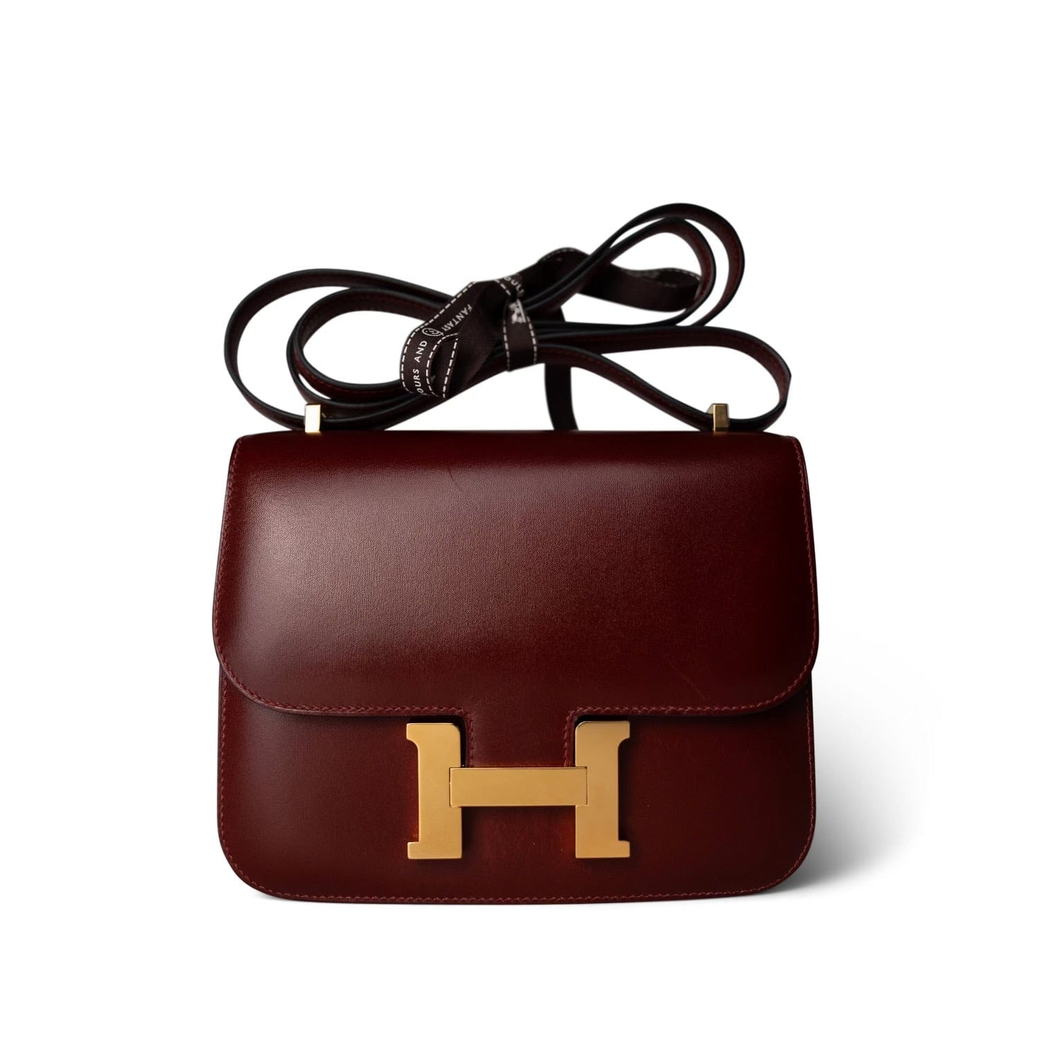 Constance 18 Rouge H Box Calfskin Gold Plated D Stamp – REDELUXE