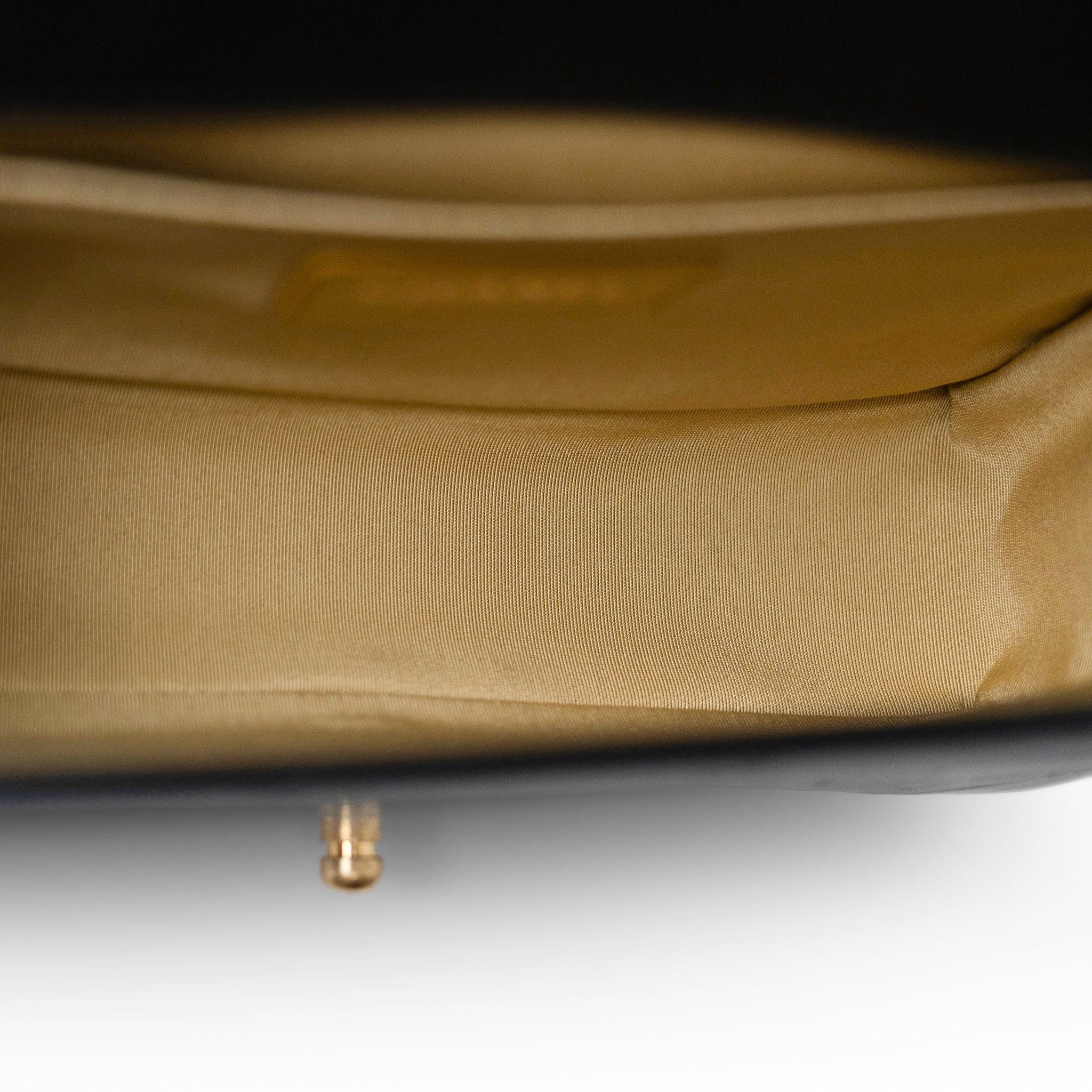 CHANEL 19A Old Medium Le Boy Black and Gold Crocodile Embossed Graffiti - Redeluxe