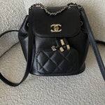 CHANEL Backpack 22B Black Caviar Backpack Small (Updated Size) LGHW - Redeluxe