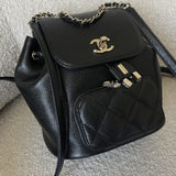 CHANEL Backpack 22B Black Caviar Backpack Small (Updated Size) LGHW - Redeluxe