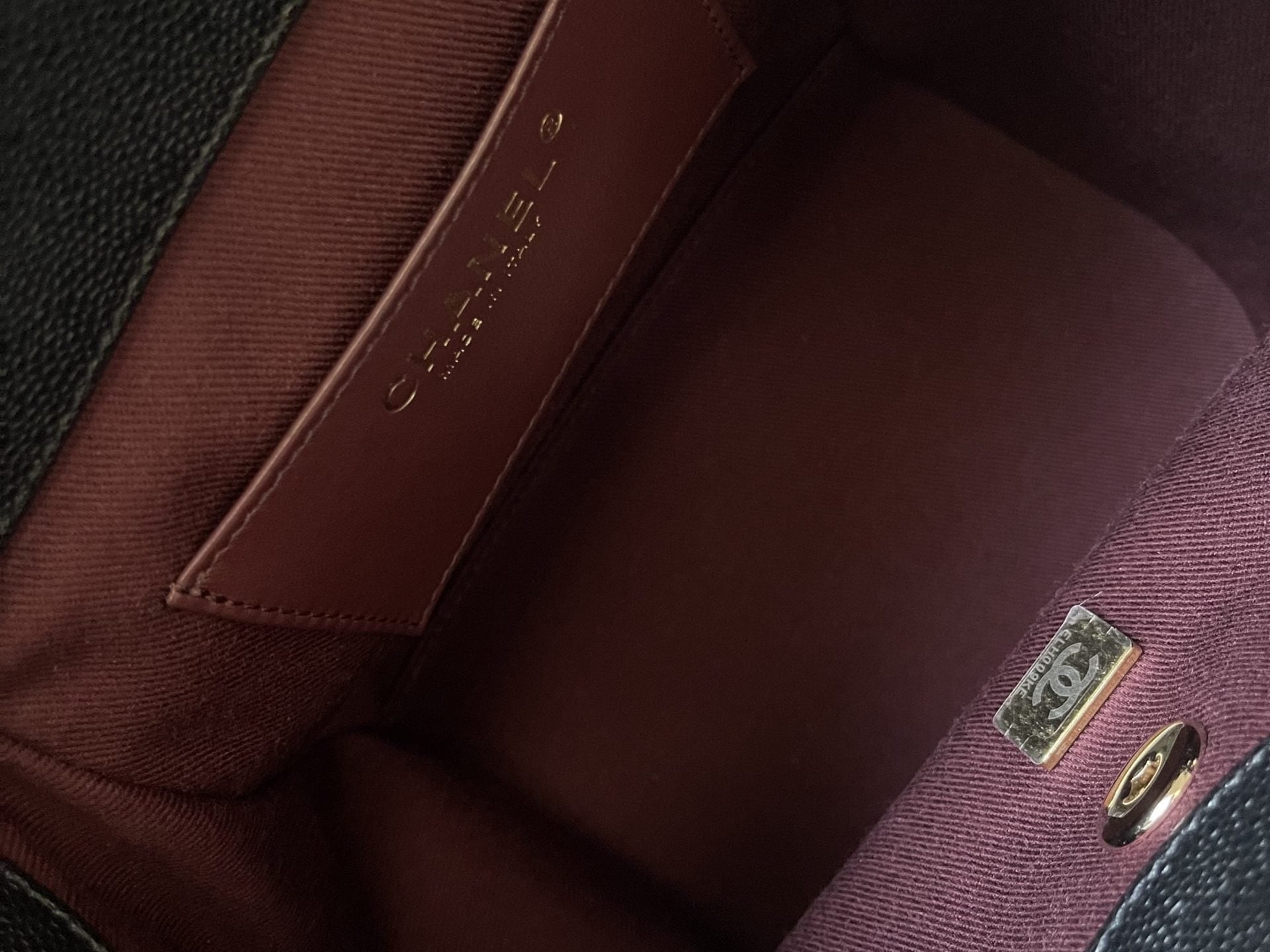 CHANEL Backpack 22B Black Caviar Backpack Small (Updated Size) LGHW - Redeluxe