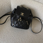 CHANEL Backpack 22B Black Caviar Backpack Small (Updated Size) LGHW - Redeluxe
