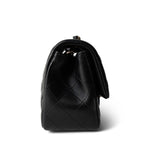 CHANEL Black 21P Black Lambskin Quilted Mini Square Flap Light Gold Hardware - Redeluxe