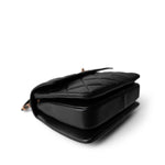 CHANEL Black 22C Black Lambskin Quilted Trendy CC Flap Small Rose Gold Hardware - Redeluxe