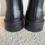 CHANEL Boots 22A Caoutchouk CC High Boots Black - Redeluxe