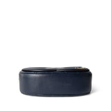 CHANEL Camera Case Seasonal 20S Coco Midnight Lambskin Quilted Camera Case Antique Gold Hardware - Redeluxe