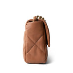 CHANEL Caramel 21P Caramel Quilted Large 19 Flap Mixed Hardware - Redeluxe