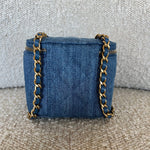 CHANEL Cosmetic Cases 22C Micro Denim Vanity Pearl Crush - Redeluxe