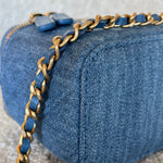 CHANEL Cosmetic Cases 22C Micro Denim Vanity Pearl Crush - Redeluxe