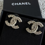 CHANEL Earrings Chanel Classic CC Timeless Earrings Light Gold - Redeluxe
