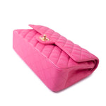 CHANEL Handbag 19C Pink Caviar Quilted Classic Flap Medium LGHW - Redeluxe