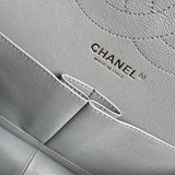 CHANEL Handbag 20C Grey Caviar Quilted Jumbo Classic Flap LGHW - Redeluxe