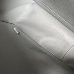 CHANEL Handbag 20C Grey Caviar Quilted Jumbo Classic Flap LGHW - Redeluxe