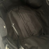 CHANEL Handbag 20S Black Large Deauville Shopping Bag Silver Hardware - Redeluxe