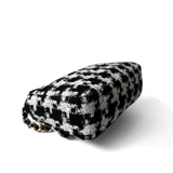 CHANEL Handbag 20S Black / White Ribbon Tweed 19 Flap Mixed Hardware Small - Redeluxe