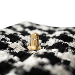 CHANEL Handbag 20S Black / White Ribbon Tweed 19 Flap Mixed Hardware Small - Redeluxe