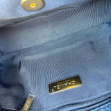 CHANEL Handbag 20S Blue Denim 19 Flap Quilted Small Mixed Hardware - Redeluxe