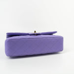 CHANEL Handbag 20S Purple Caviar Quilted Classic Flap Medium - Redeluxe