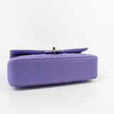 CHANEL Handbag 20S Purple Caviar Quilted Classic Flap Medium - Redeluxe