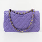 CHANEL Handbag 20S Purple Caviar Quilted Classic Flap Medium - Redeluxe