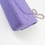 CHANEL Handbag 20S Purple Caviar Quilted Classic Flap Medium - Redeluxe