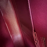CHANEL Handbag 21A Burgundy Lambskin Quilted Classic Flap Medium LGHW - Redeluxe