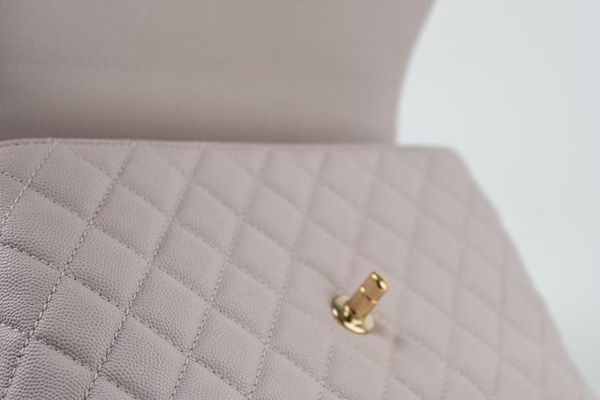 CHANEL Handbag 21A Lilac Coco Handle Medium (Old Small) LGHW - Redeluxe