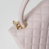 CHANEL Handbag 21A Lilac Coco Handle Medium (Old Small) LGHW - Redeluxe