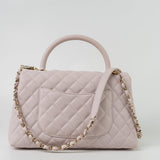 CHANEL Handbag 21A Lilac Coco Handle Medium (Old Small) LGHW - Redeluxe