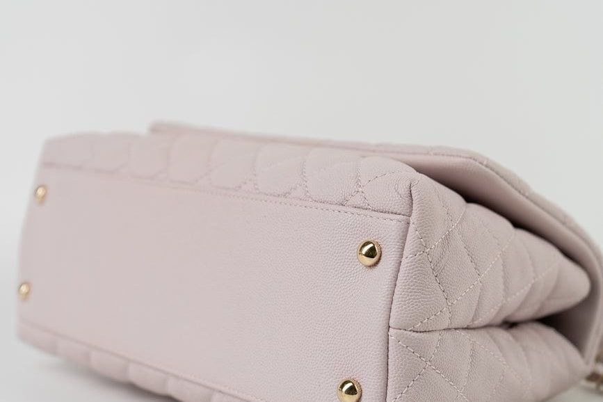 CHANEL Handbag 21A Lilac Coco Handle Medium (Old Small) LGHW - Redeluxe