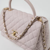 CHANEL Handbag 21A Lilac Coco Handle Medium (Old Small) LGHW - Redeluxe