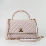 CHANEL Handbag 21A Lilac Coco Handle Medium (Old Small) LGHW - Redeluxe