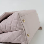 CHANEL Handbag 21A Lilac Coco Handle Medium (Old Small) LGHW - Redeluxe