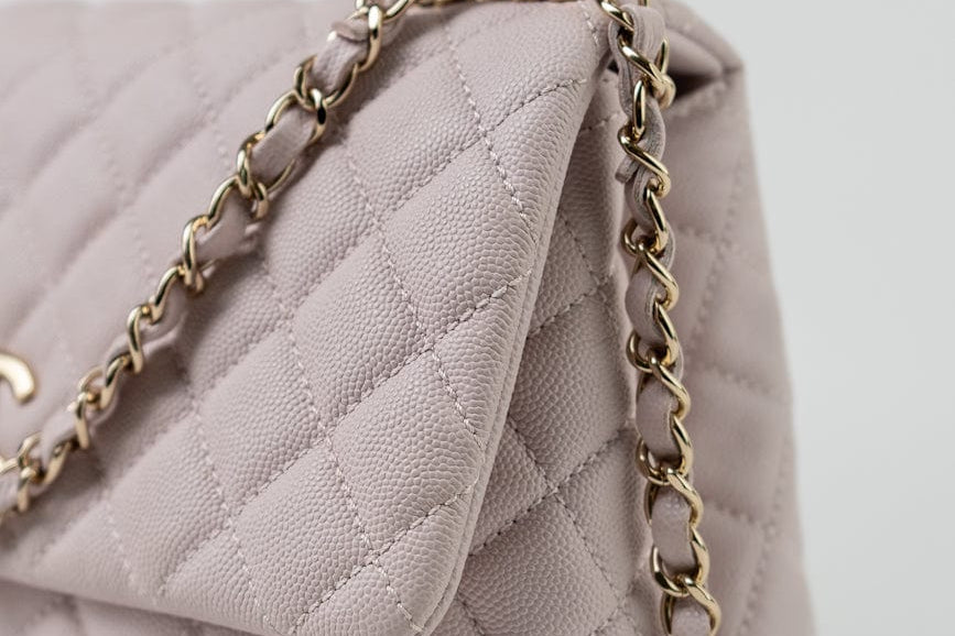 CHANEL Handbag 21A Lilac Coco Handle Medium (Old Small) LGHW - Redeluxe