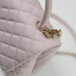 CHANEL Handbag 21A Lilac Coco Handle Medium (Old Small) LGHW - Redeluxe