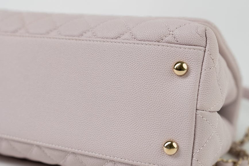 CHANEL Handbag 21A Lilac Coco Handle Medium (Old Small) LGHW - Redeluxe