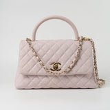 CHANEL Handbag 21A Lilac Coco Handle Medium (Old Small) LGHW - Redeluxe