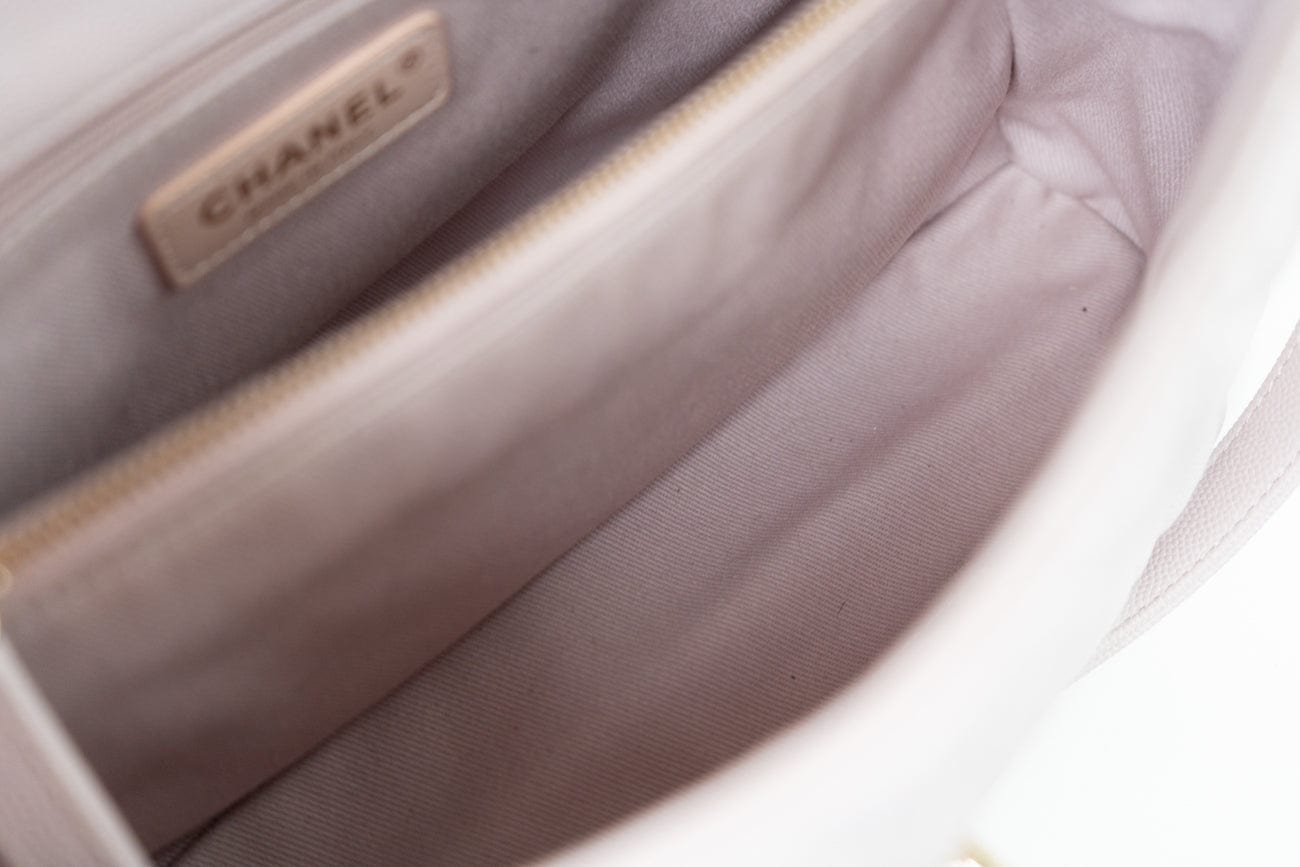 CHANEL Handbag 21A Lilac Coco Handle Medium (Old Small) LGHW - Redeluxe