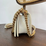 CHANEL Handbag 21A White Caviar Quilted Small Boy Bag LGHW - Redeluxe