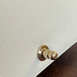 CHANEL Handbag 21A White Caviar Quilted Small Boy Bag LGHW - Redeluxe