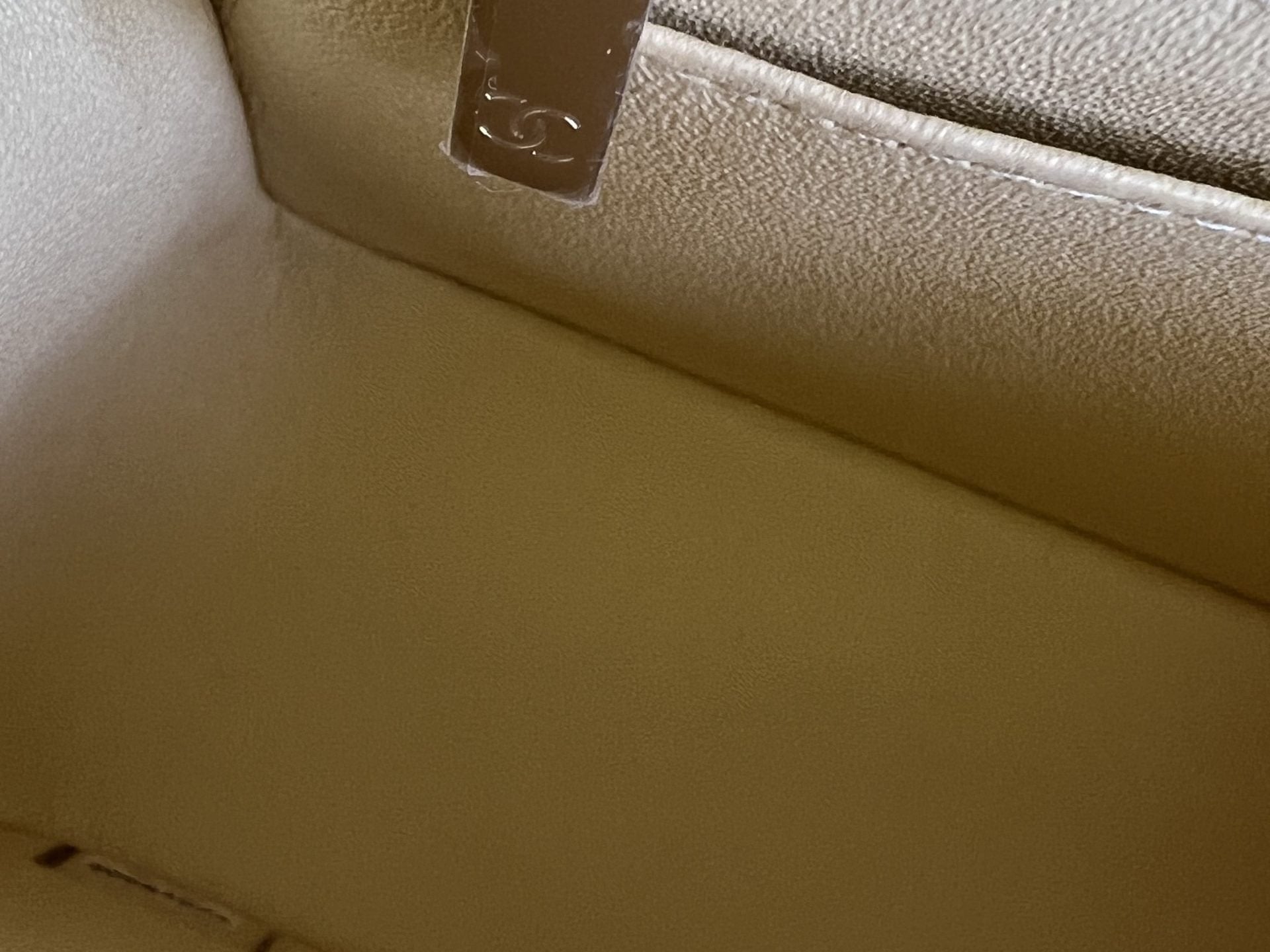 CHANEL Handbag 21C Mini Square Yellow Lambskin Quilted Single Flap LGHW - Redeluxe