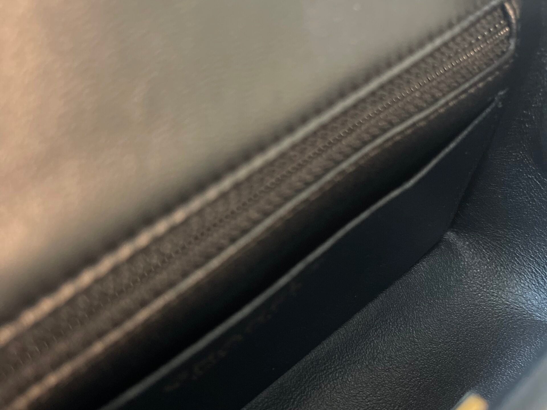 CHANEL Handbag 21K Black Lambskin Quilted Mini Rectangular Single Flap Light Gold Hardware - Redeluxe