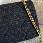 CHANEL Handbag 21K Black Symphony Tweed Single Flap Bag - Redeluxe