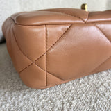 CHANEL Handbag 21K Chanel Caramel 19 Flap Small MHW - Redeluxe